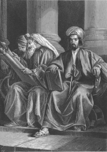 Pharisees sit in Moses seat