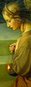 Parable of the wise and foolish virgins by Friedrick Wilhelm Schadow (Detail)