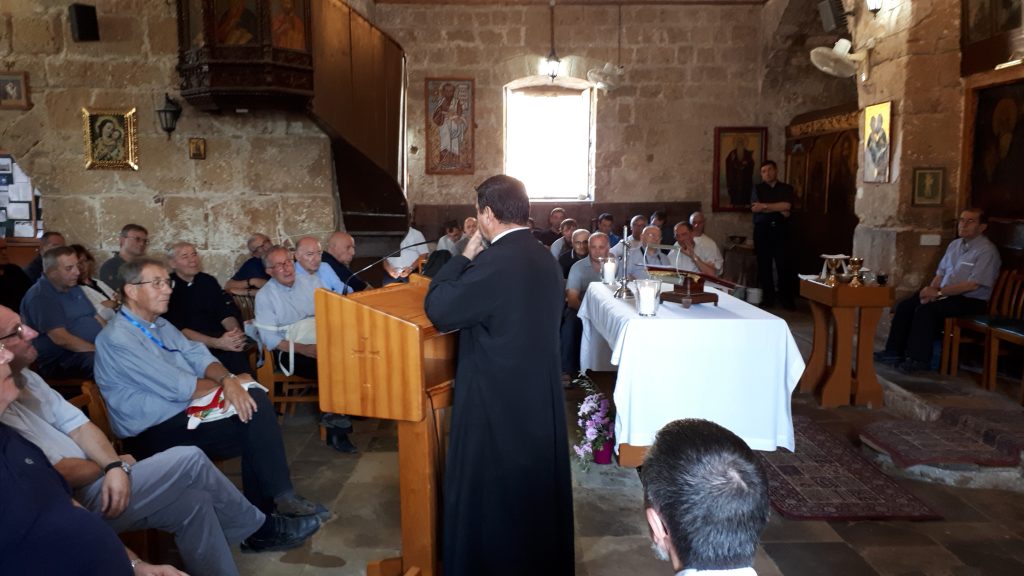 Visit of the Archbishop of Milan to St. Paul's in Paphos